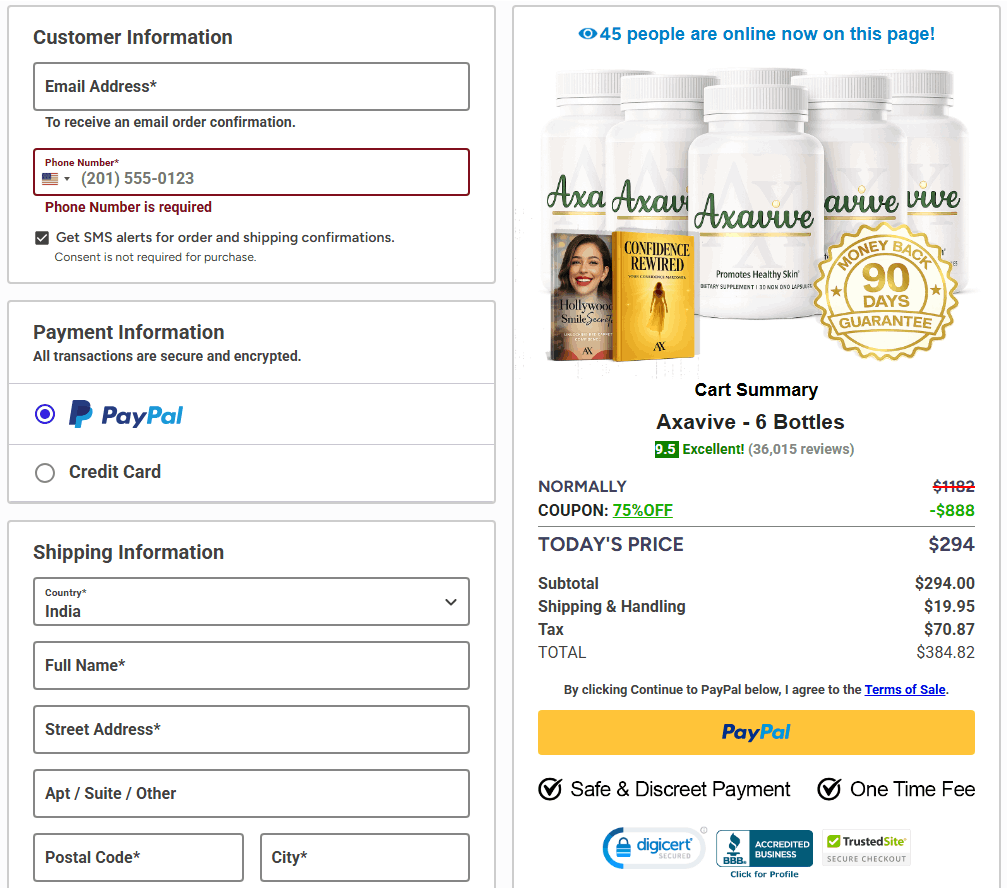 axavive-order-page